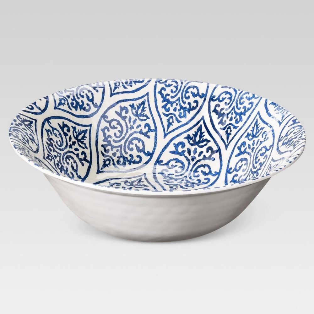Threshold Geometric Serve Bowl NWT